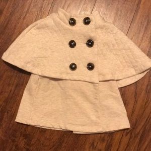 Infant cape button jacket